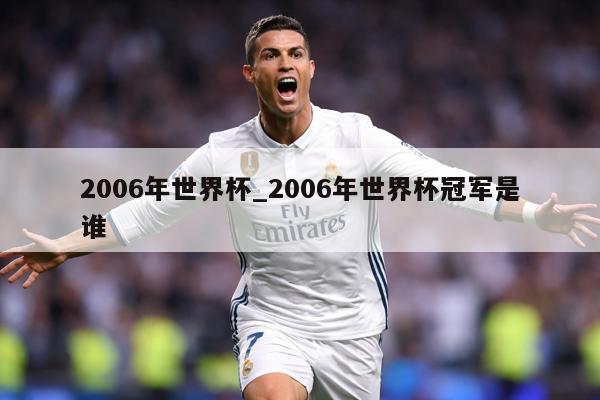 2006年世界杯_2006年世界杯冠军是谁